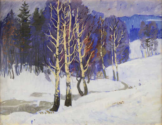 Кувин Анатолий Иванович. Зимний день 